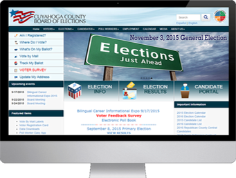 Board of Elections screen